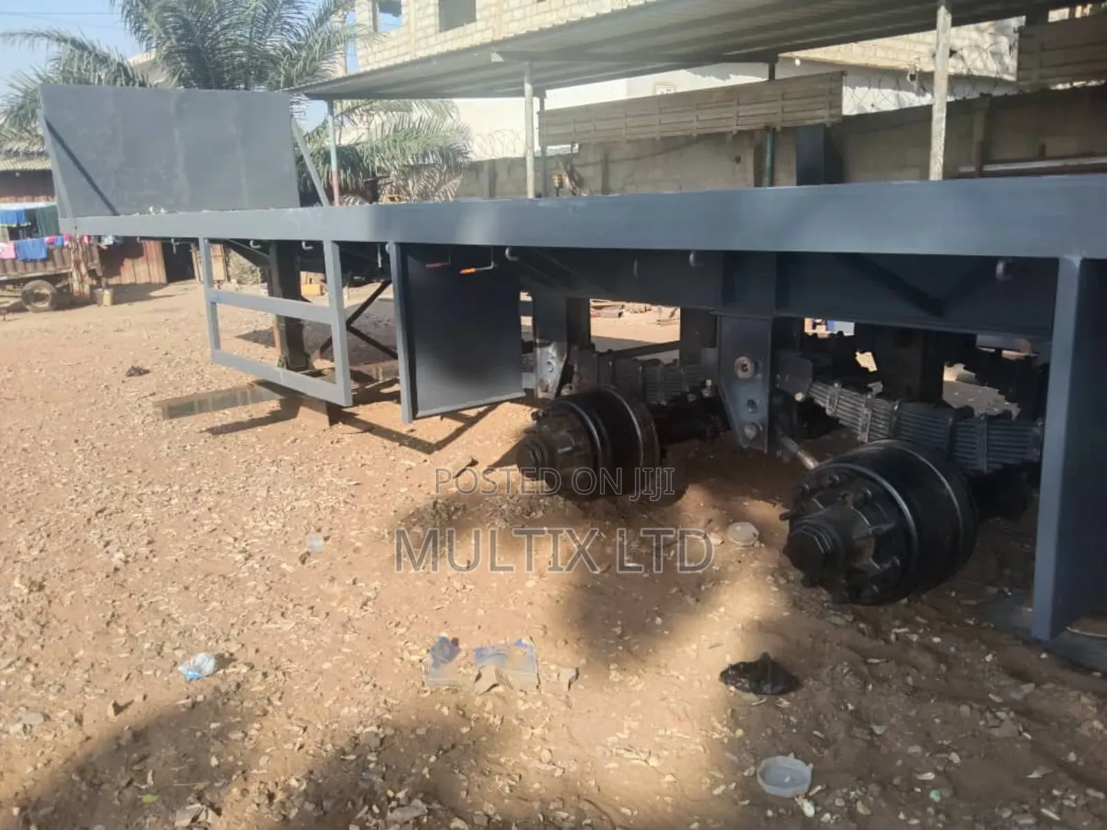 3 Axles 40 Feet Flatbed Semi Trailers Selling. Brand New