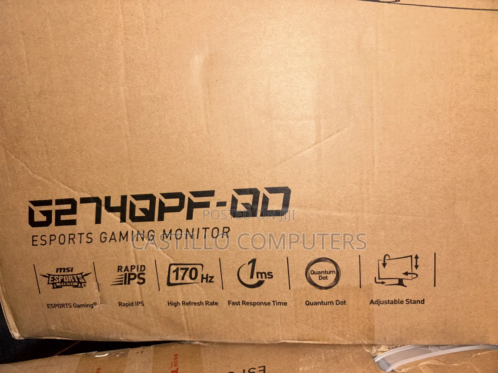 27” Msi Qled Gaming Monitor