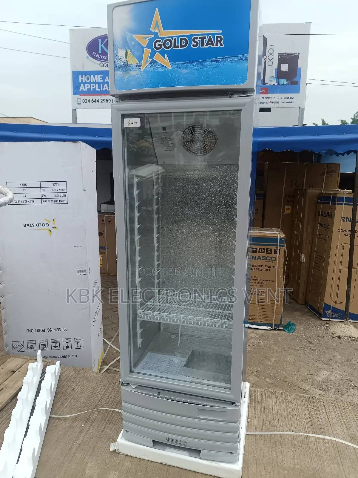 Goldstar 230liters Showcase Refrigerator