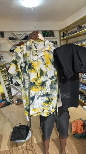 Olive Green Multi Color Two Piece
