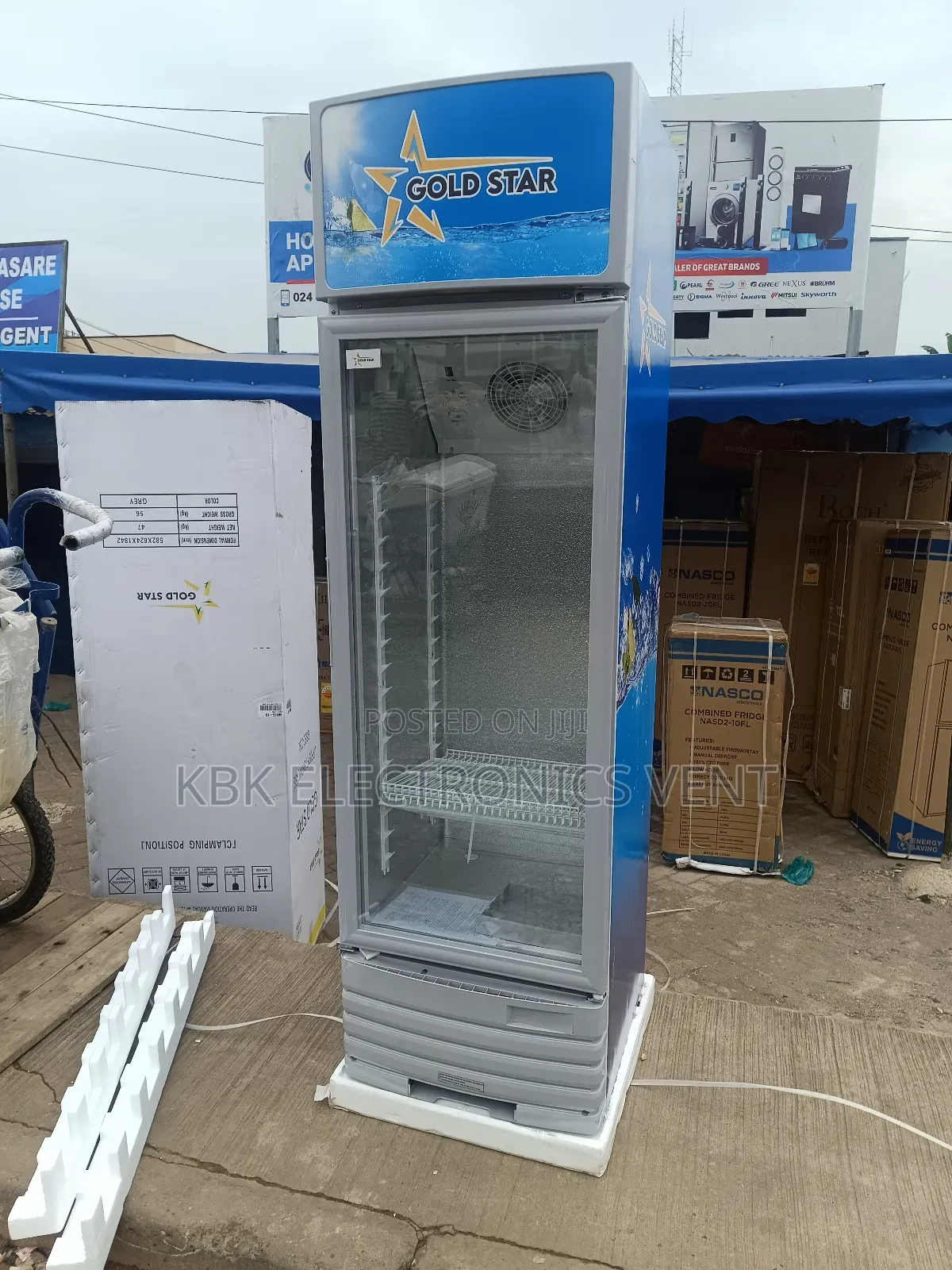 Goldstar 230liters Display Refrigerator