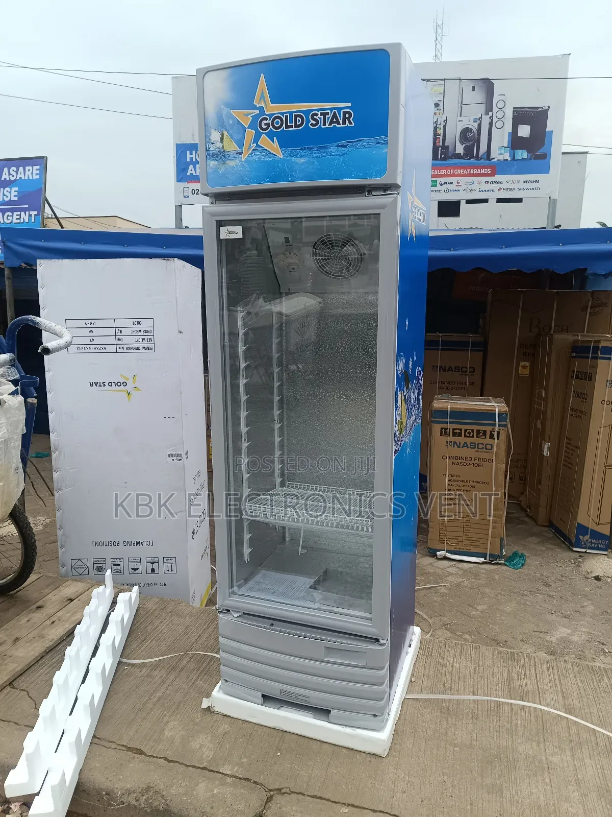 Goldstar 230liters Display Refrigerator