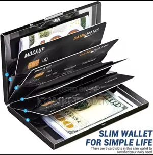 Anti Scan Rfid 6/10 Cards Aluminium Metal Credit Card Holder Wallet