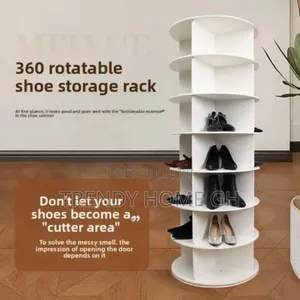 Organize Your Shoes Like a Luxury Home 
Rotating Shoe Rack Available