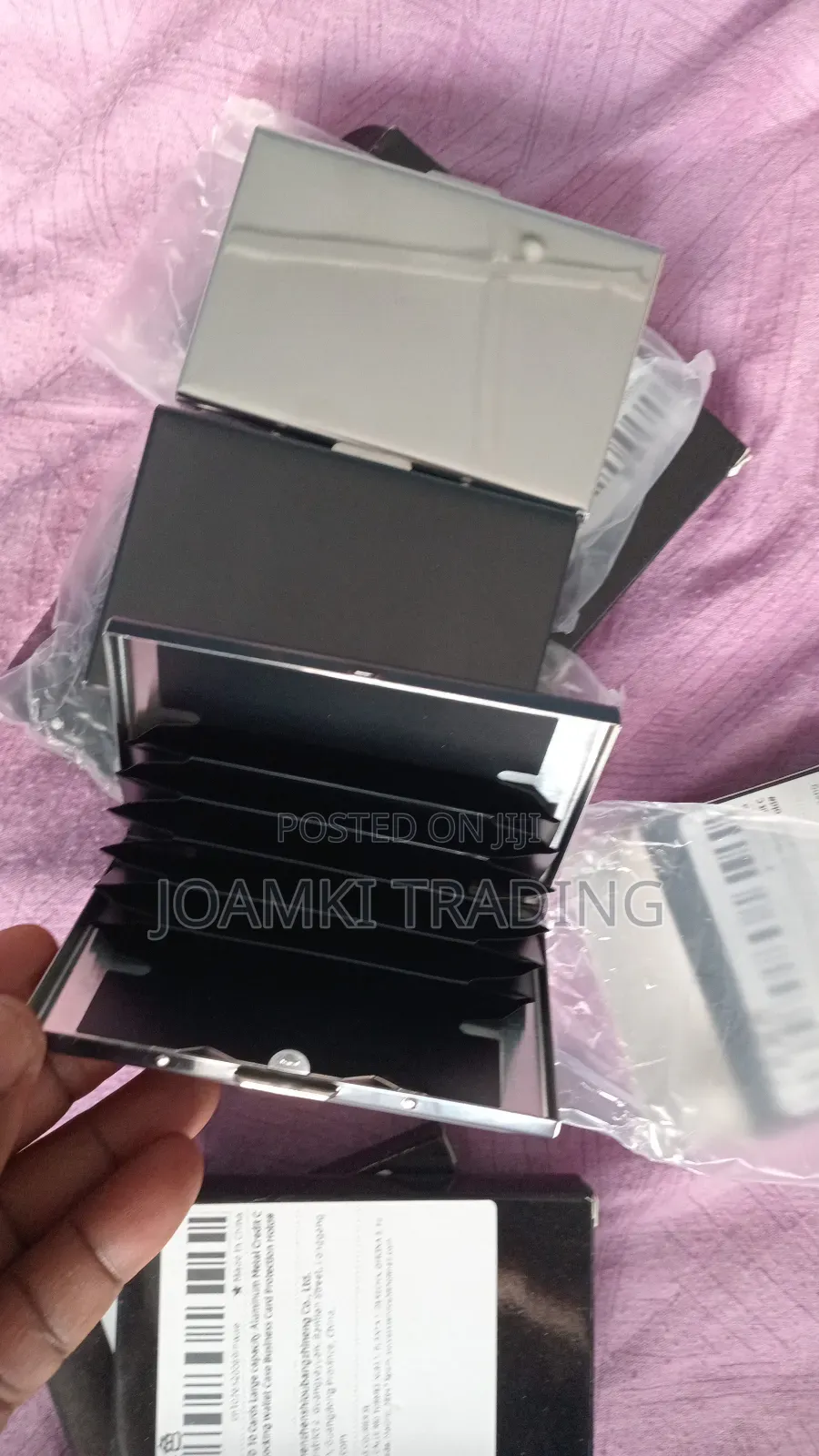 Anti Scan Rfid 6/10 Cards Aluminium Metal Credit Card Holder Wallet