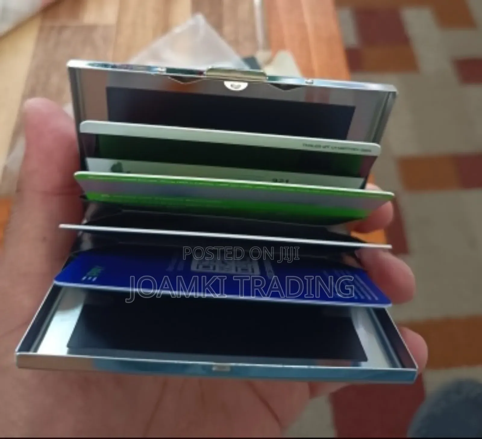 Anti Scan Rfid 6/10 Cards Aluminium Metal Credit Card Holder Wallet