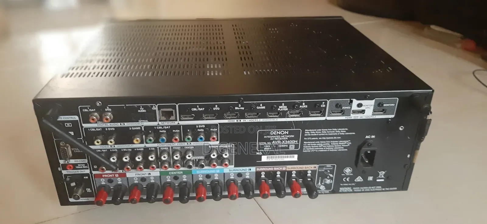 Denon Avr X3400h Bluetooth Amplifier