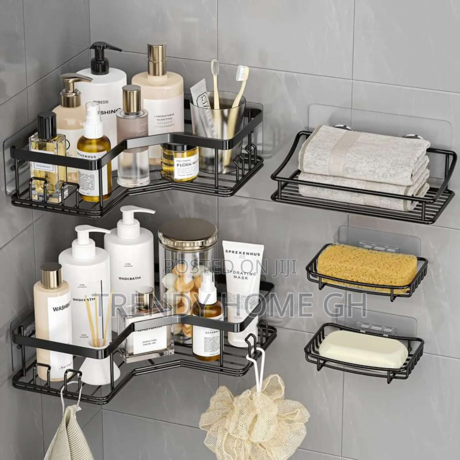 Bathroom Corner Shelf | Space Saver Shower Organizer