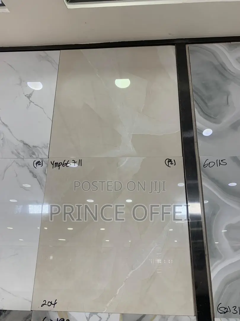 Made in Ghana *Twyford Polished Surface Tiles. 60/60cm, 4pcs in a Box