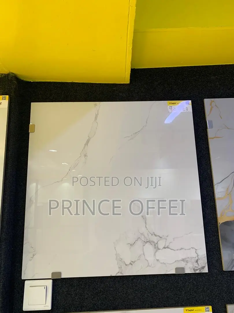 Made in Ghana *Twyford Polished Surface Tiles. 60/60cm, 4pcs in a Box
