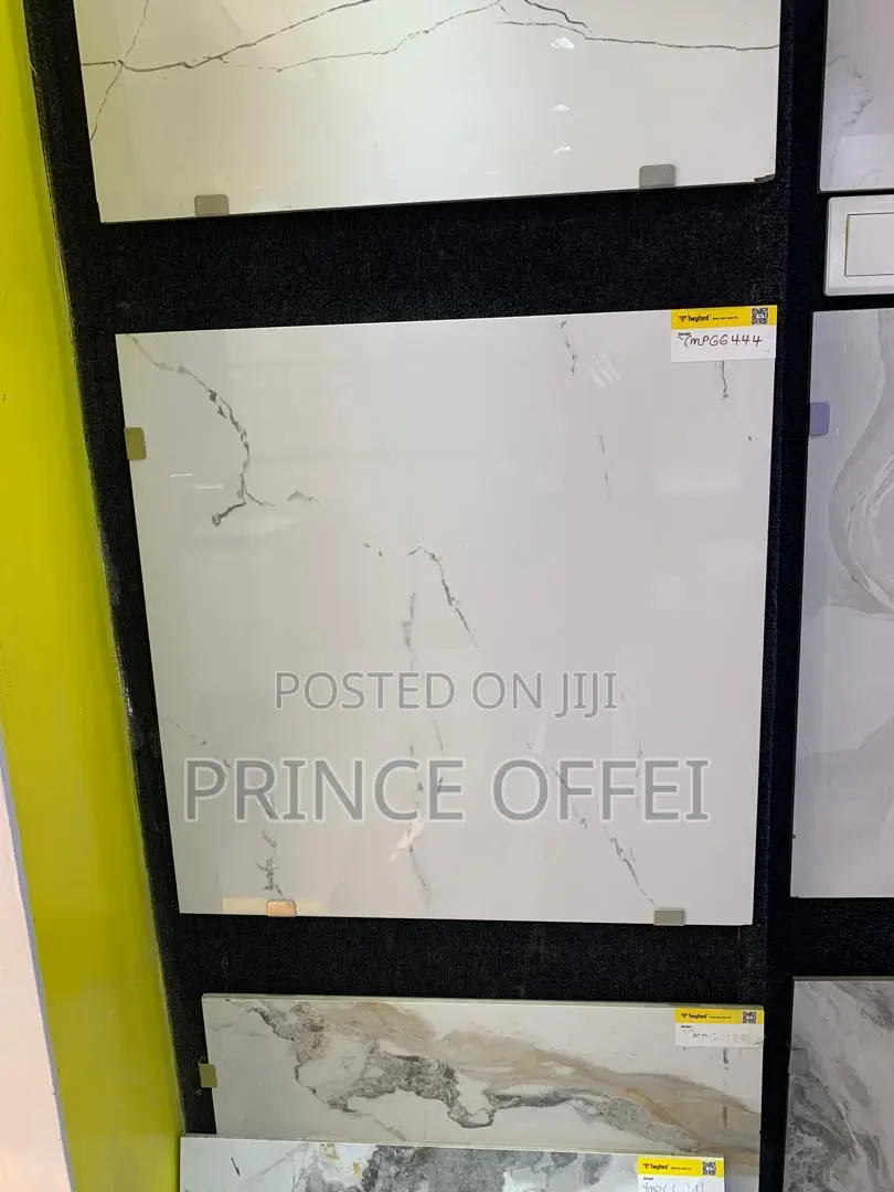 Made in Ghana *Twyford Polished Surface Tiles. 60/60cm, 4pcs in a Box