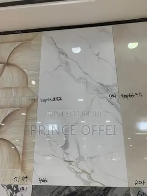 Made in Ghana *Twyford Polished Surface Tiles. 60/60cm, 4pcs in a Box