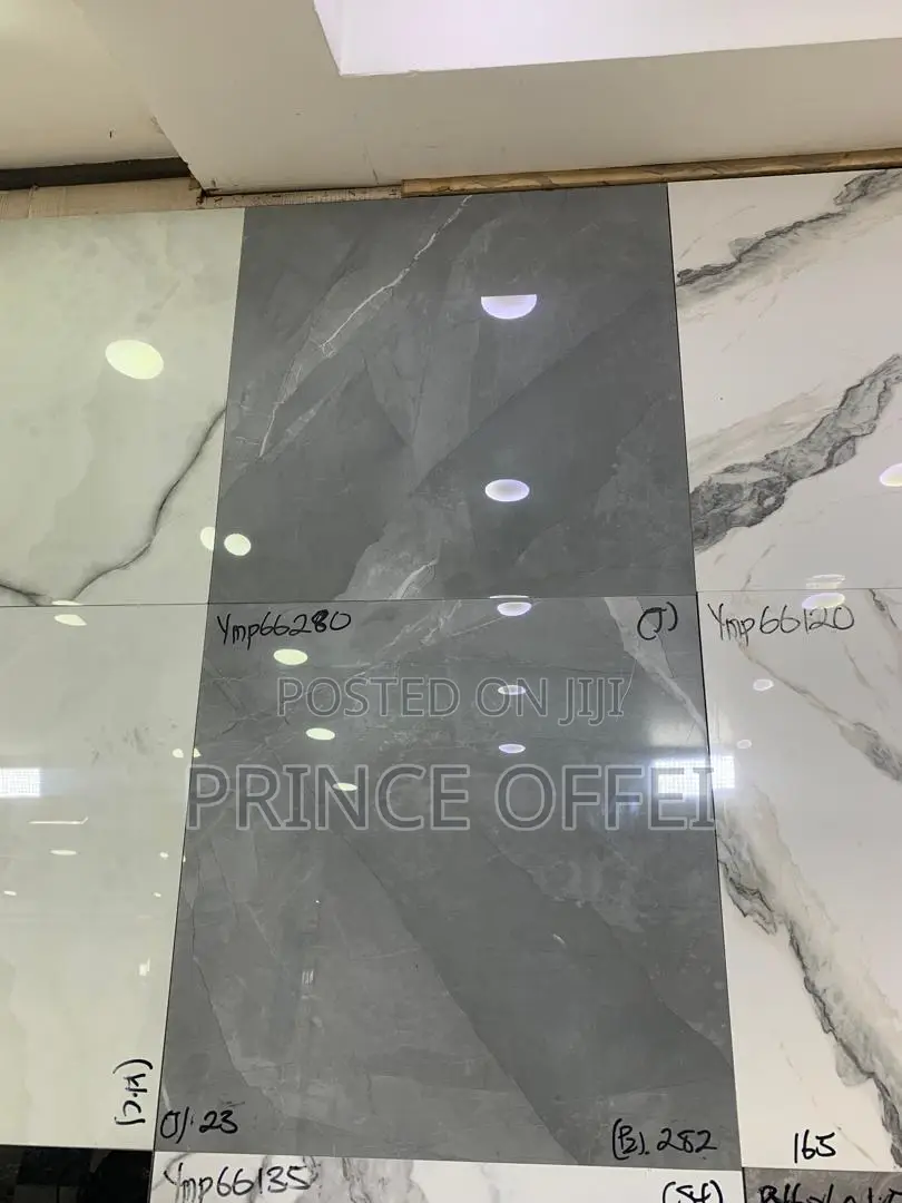 Made in Ghana *Twyford Polished Surface Tiles. 60/60cm, 4pcs in a Box