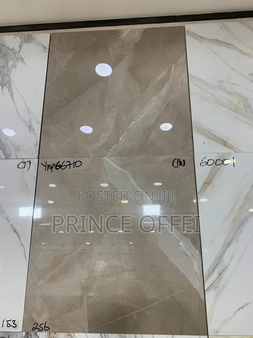 Made in Ghana *Twyford Polished Surface Tiles. 60/60cm, 4pcs in a Box