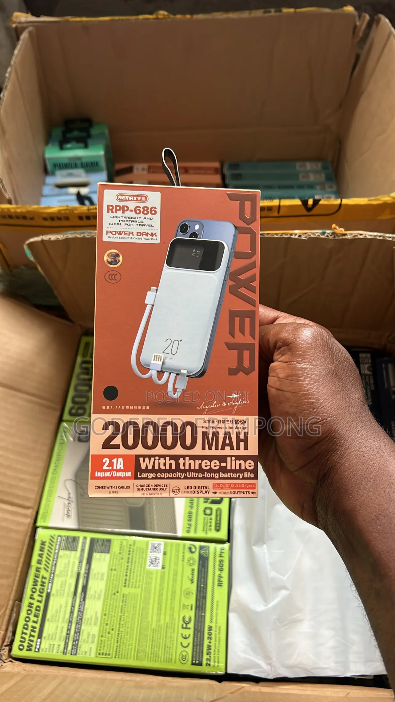 20000 Mah Power Bank Available