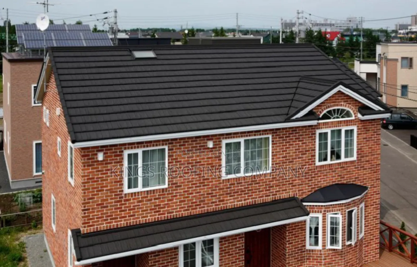 Heavy, Strong and Lasting Euro Roofing Tiles Project on a Break House