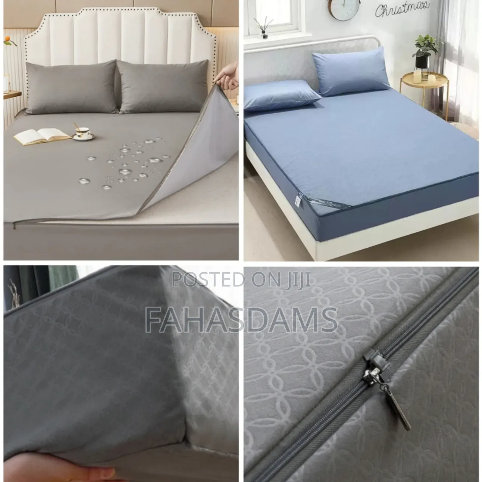 Zip Waterproof Mattress Cover One and Half