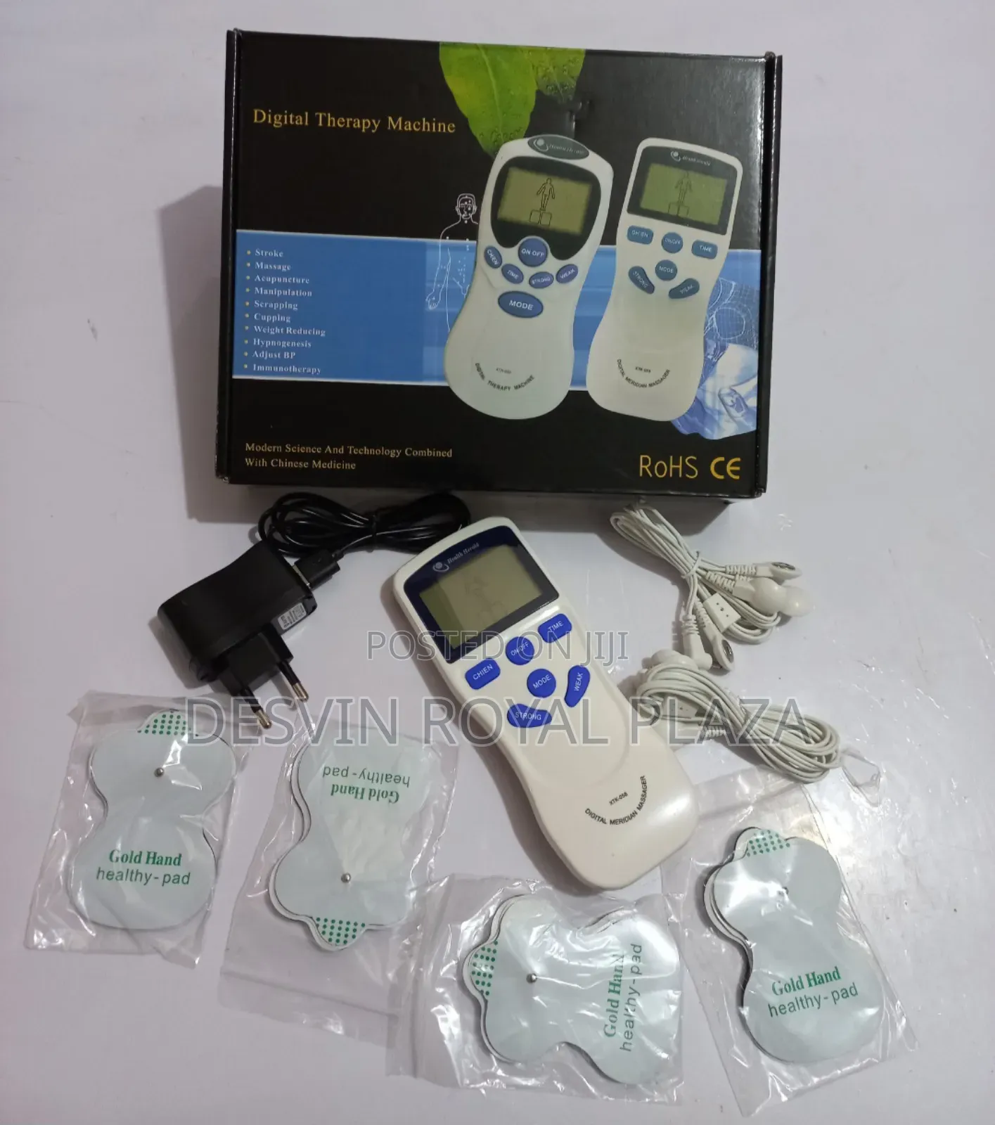 Electronic Pulse Massager Digital Therapy