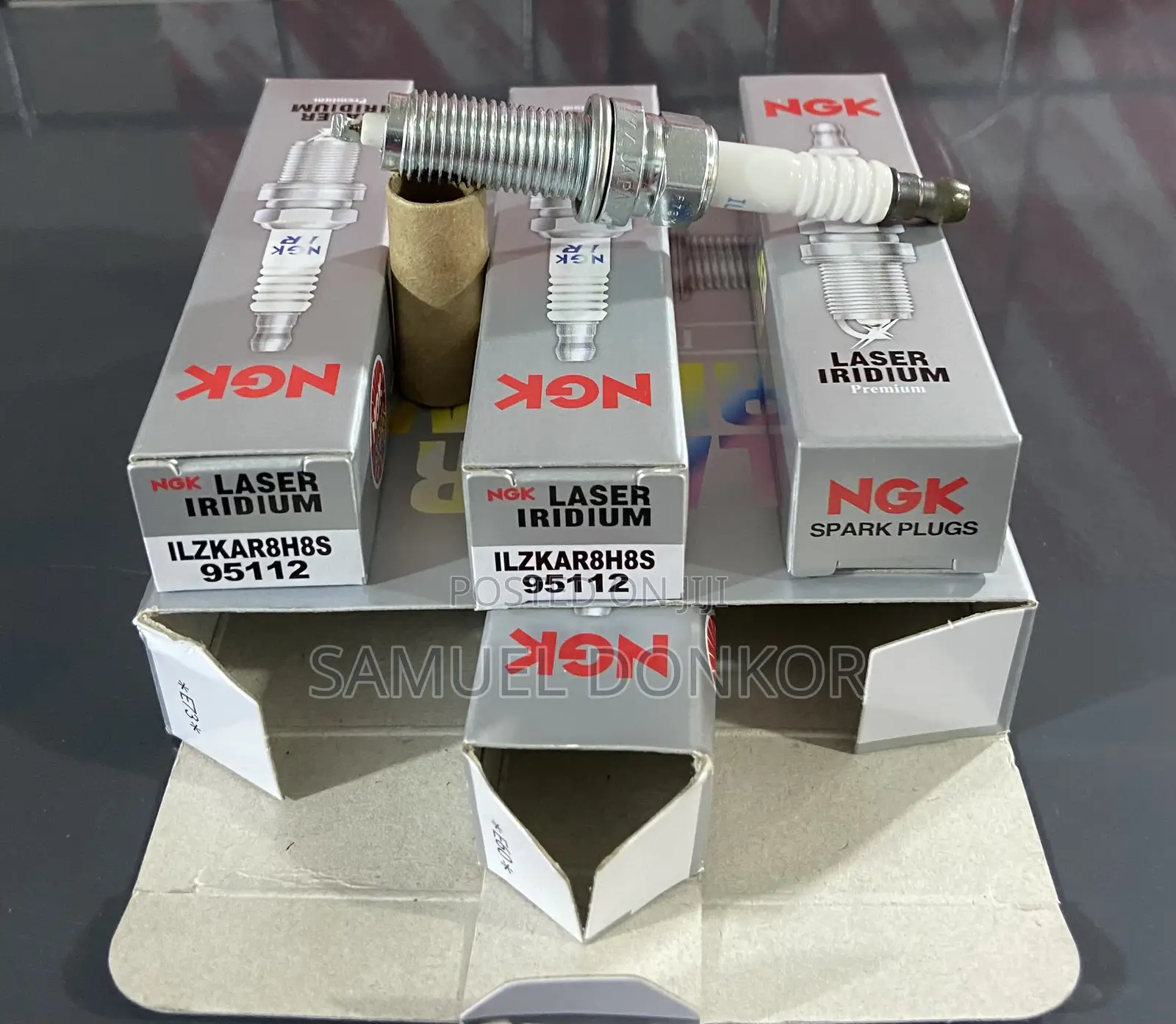 NGK Laser Iridium Spark Plugs (Part No. Ilzkar8h8s / 95112)