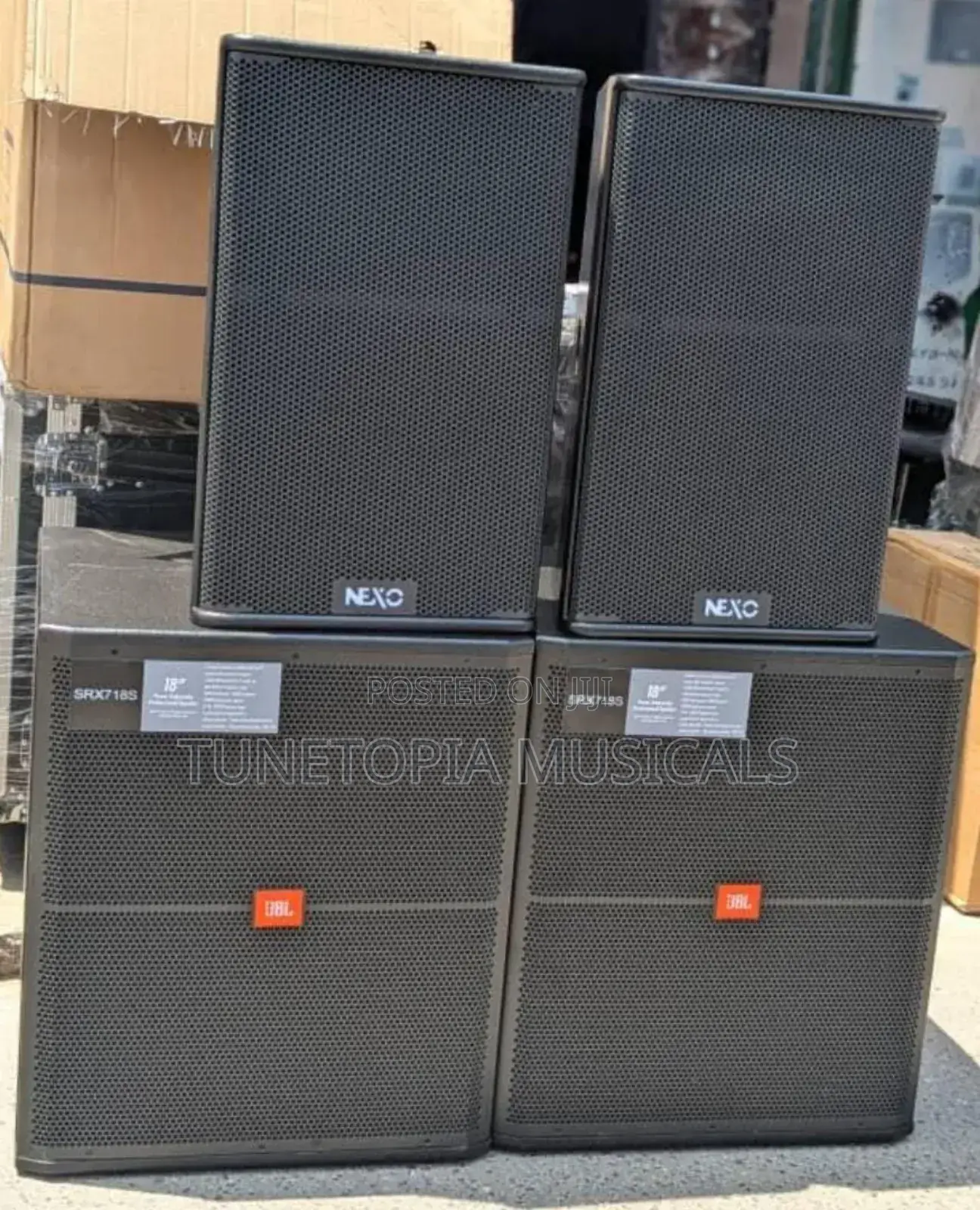 Nexo Half-range Pair And Jbl Single Bass Pair
