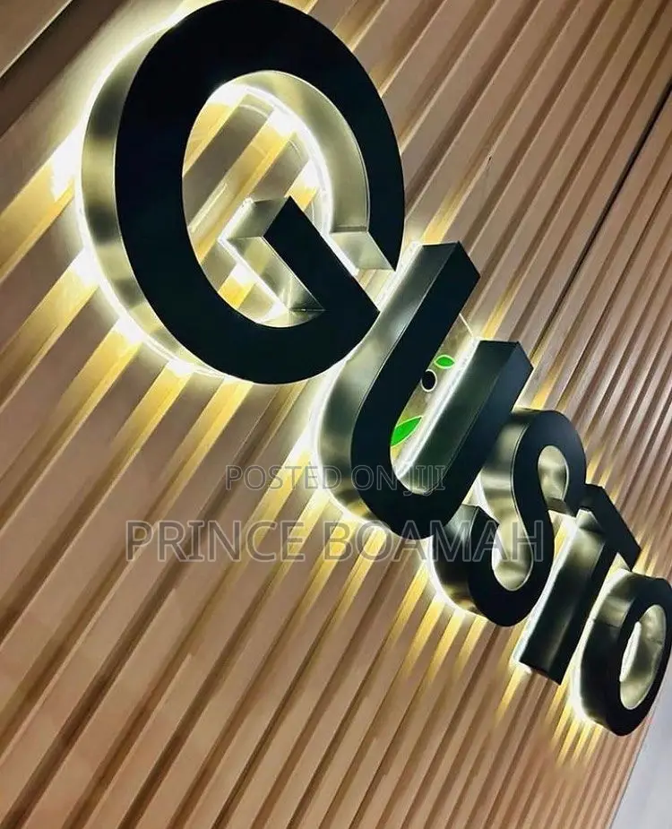 3d Signage and Neon Lights