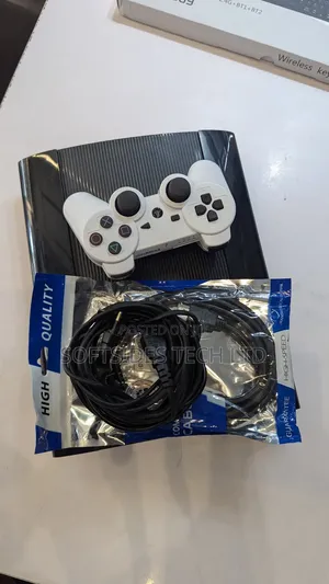 Black Nice Playstation 3 Slim With Ganes For Sale In Accra