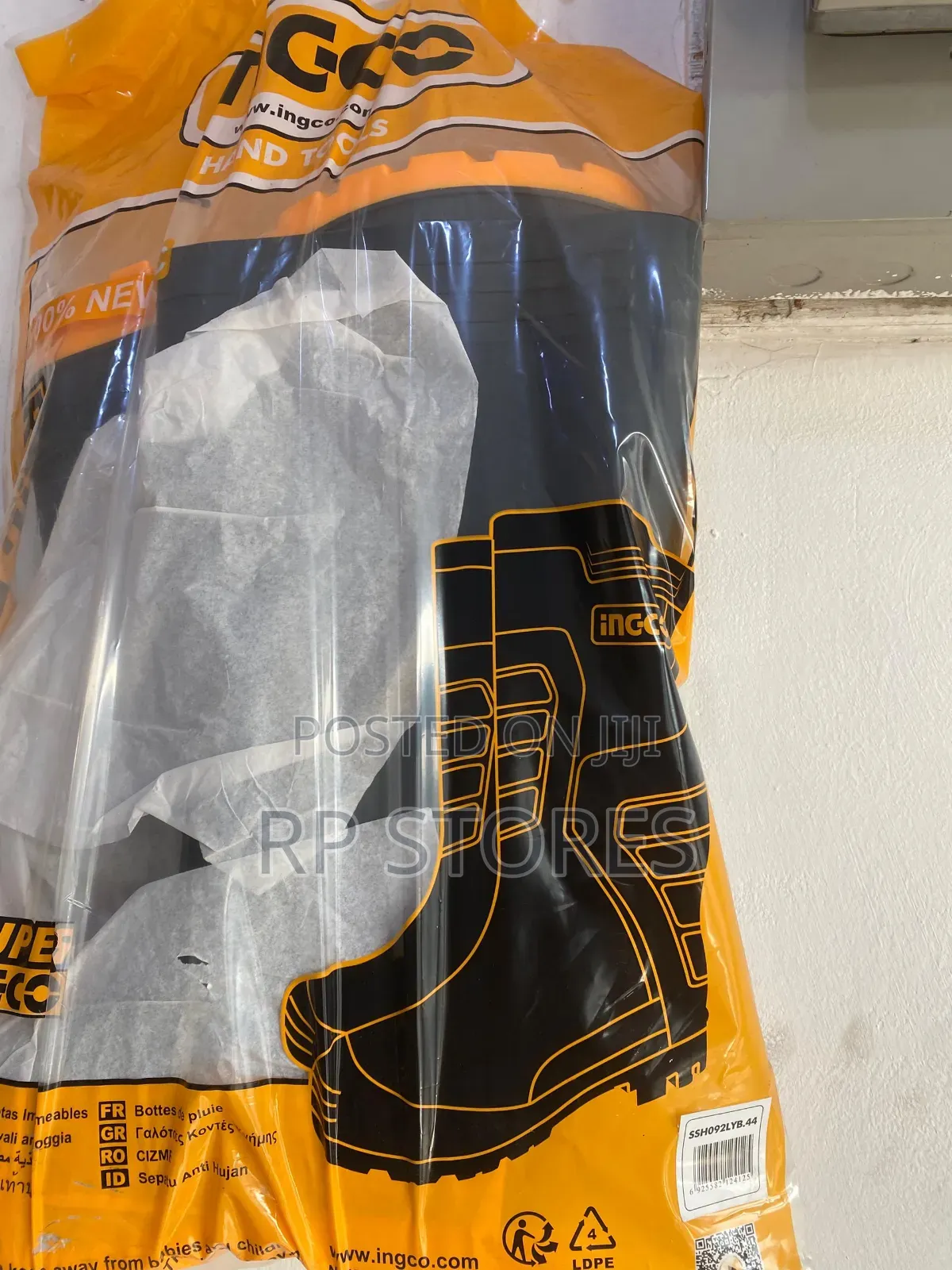 Ingco Rain Boots PVC 100%