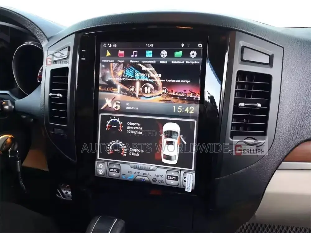 Mitsubishi Pajero Tesla Big Touch Screen 2007-2022