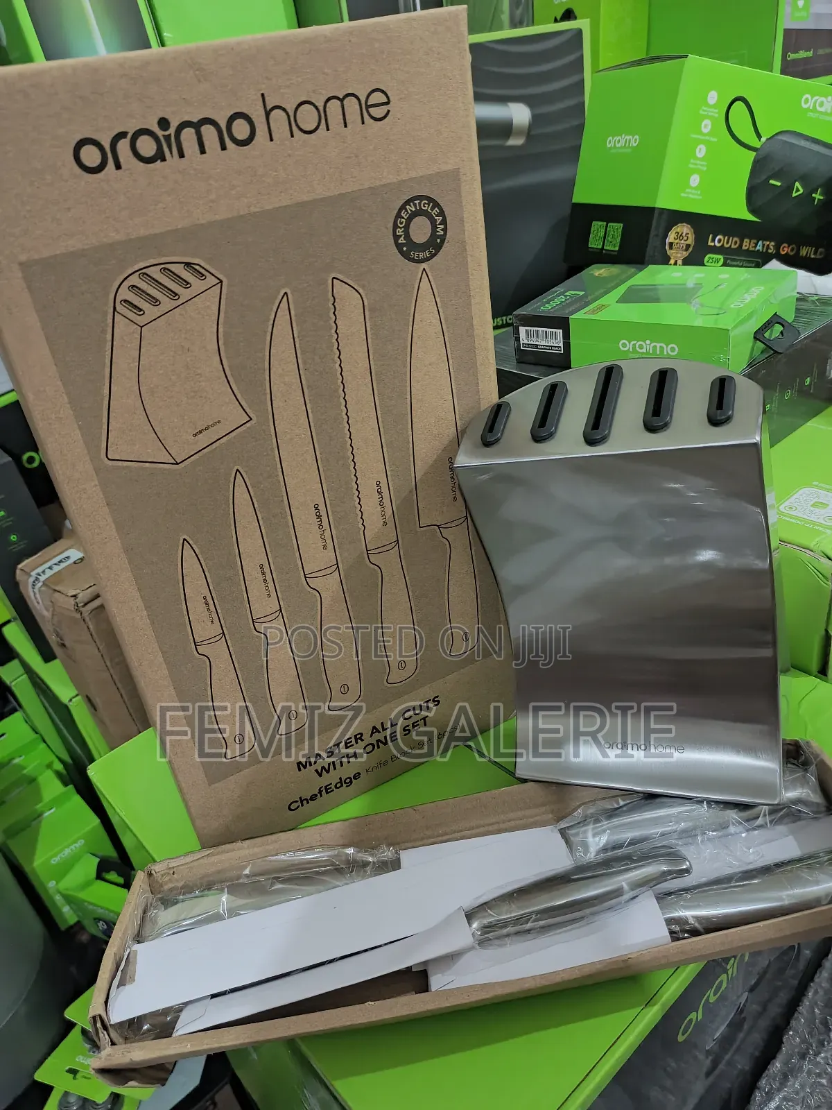 Oraimo Chefedge All in One Knife Block Set