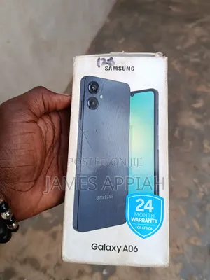 New Samsung Galaxy A06 128 GB Black