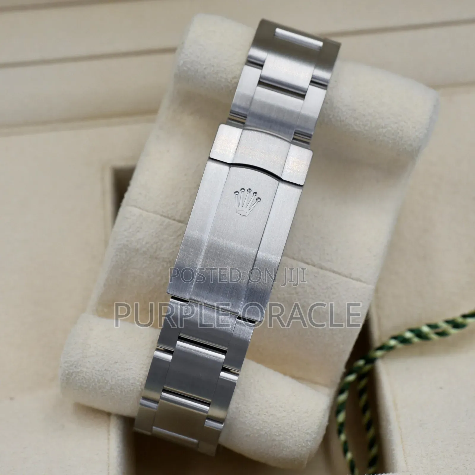 Rolex Oyster Perpetual 41mm Silver Blue Sunburst Dial Watch