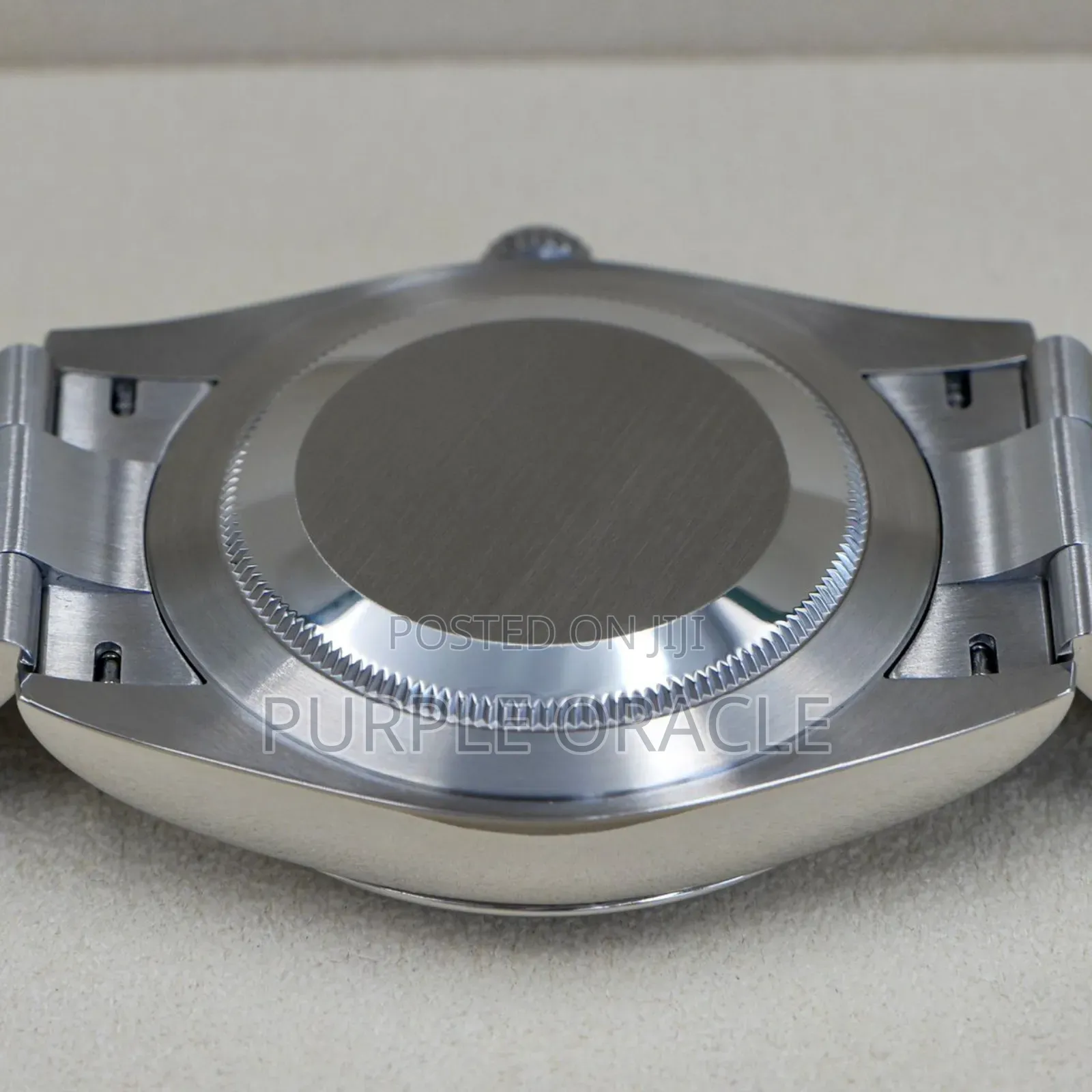 Rolex Oyster Perpetual 41mm Silver Blue Sunburst Dial Watch