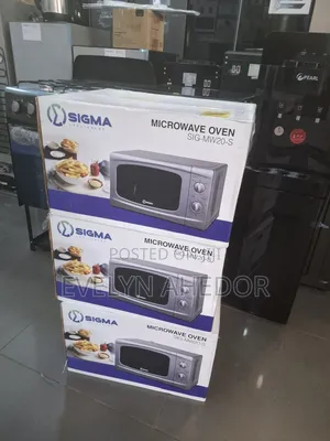 Sigma Silver Colour 20litres Microwave Oven for Warmimg