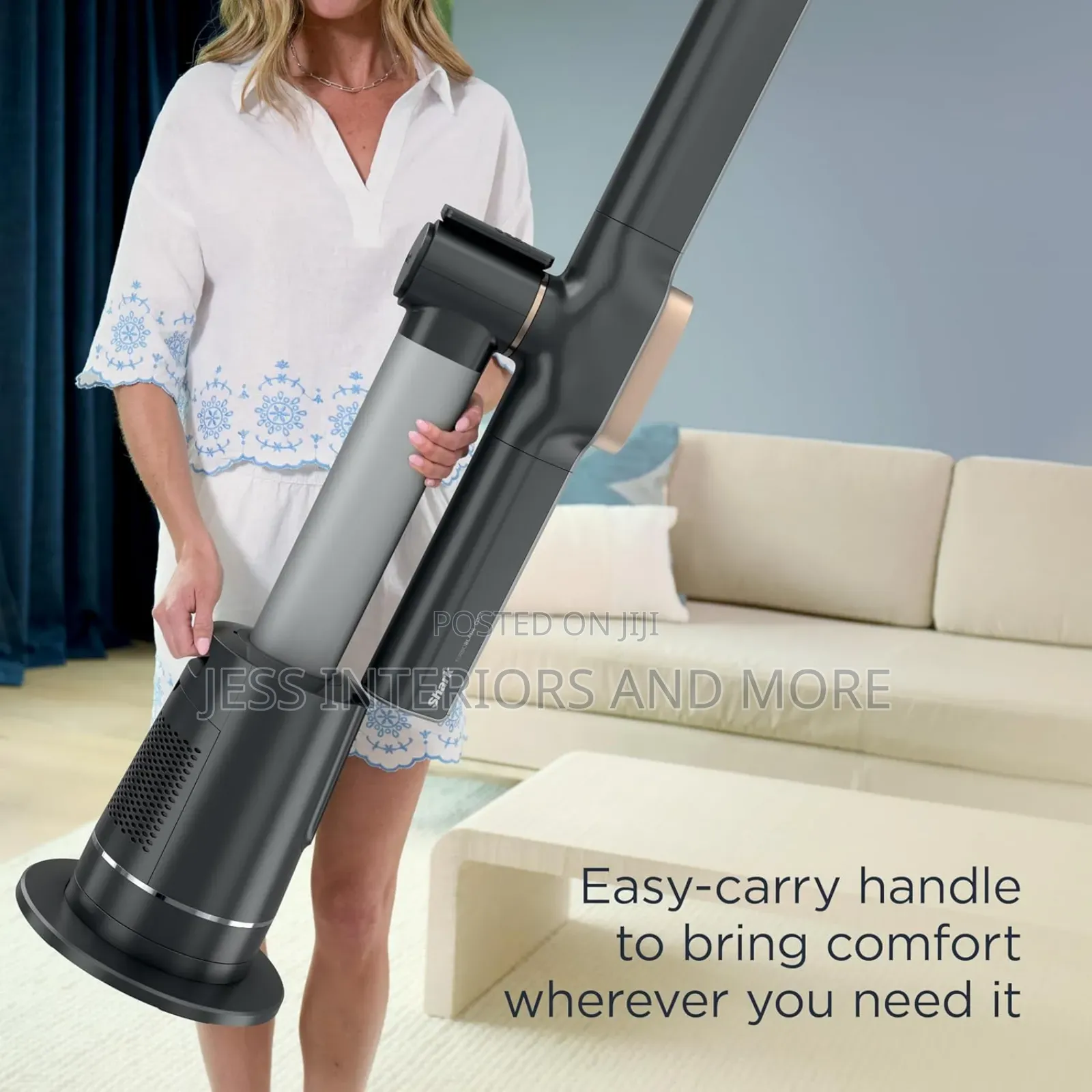 Shark Turboblade Cool + Heat Bladeless Tower Fan Space Heater