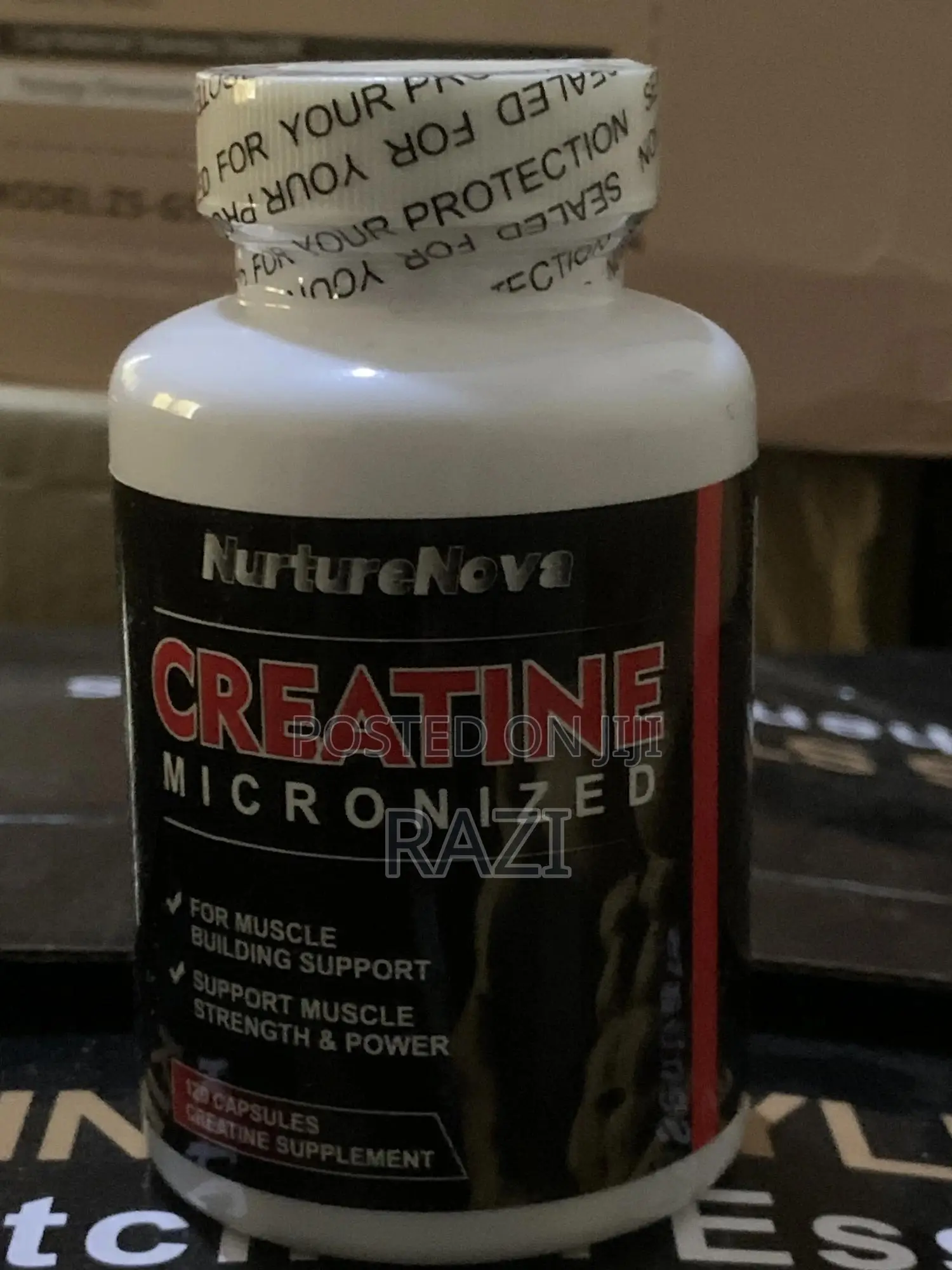 Creatine Monohydrate -muscle Growth Strength Booster -120 Capsules
