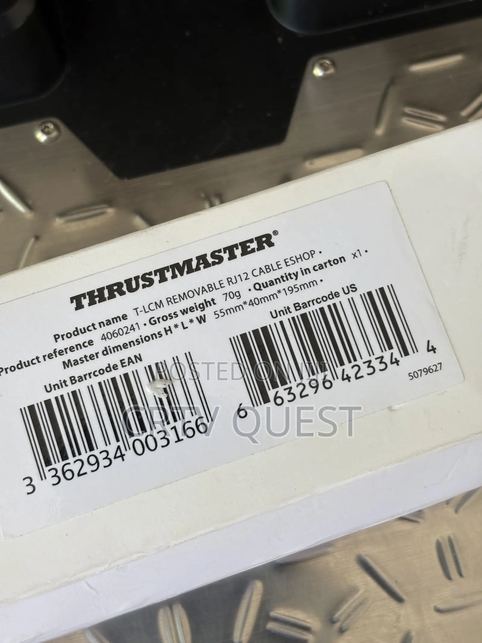 Thrustmaster T-LCM Racing Gaming Pedal Set - Xbox One, Playstation, Pc