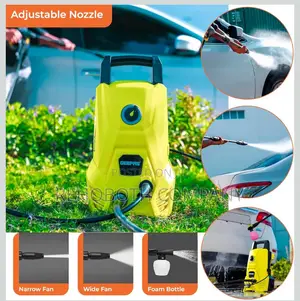 Geepas Gcw19029 2500w High Pressure Car Washer, Yellow/Black