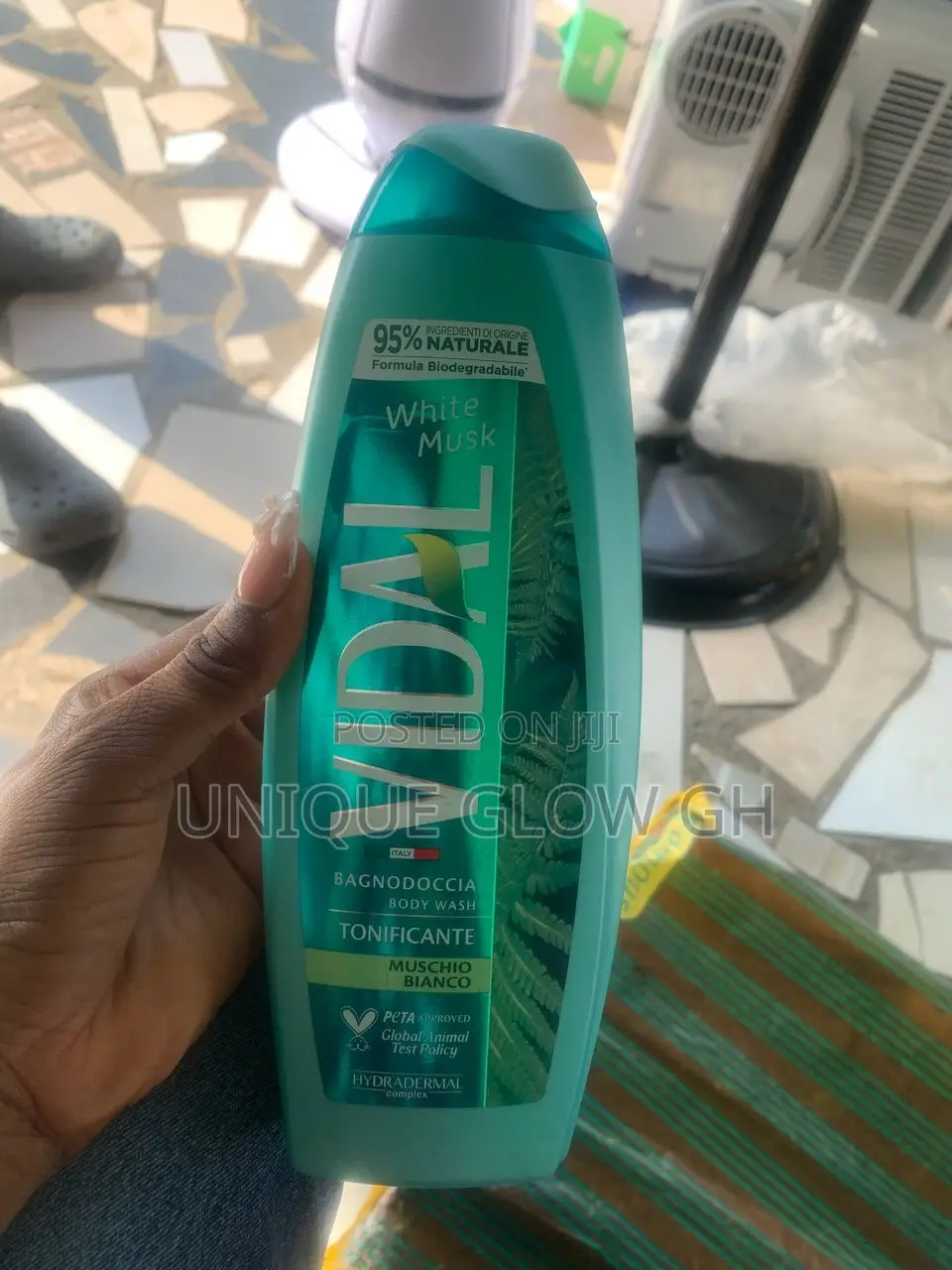 Vidal Natural Regenerative Body Wash Argan Oil Shower Gel