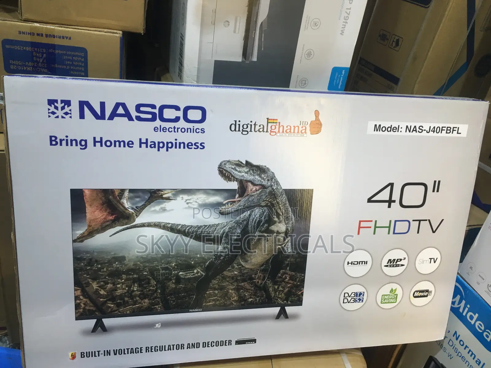 Nasco 40” Digital Satellite Nas-j40fbfl Tv