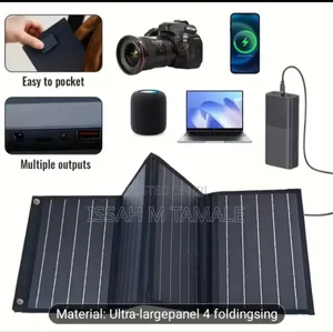 120w Folderble Multiple Solar 2 Usb Port 1 Type C and Dc for Laptop