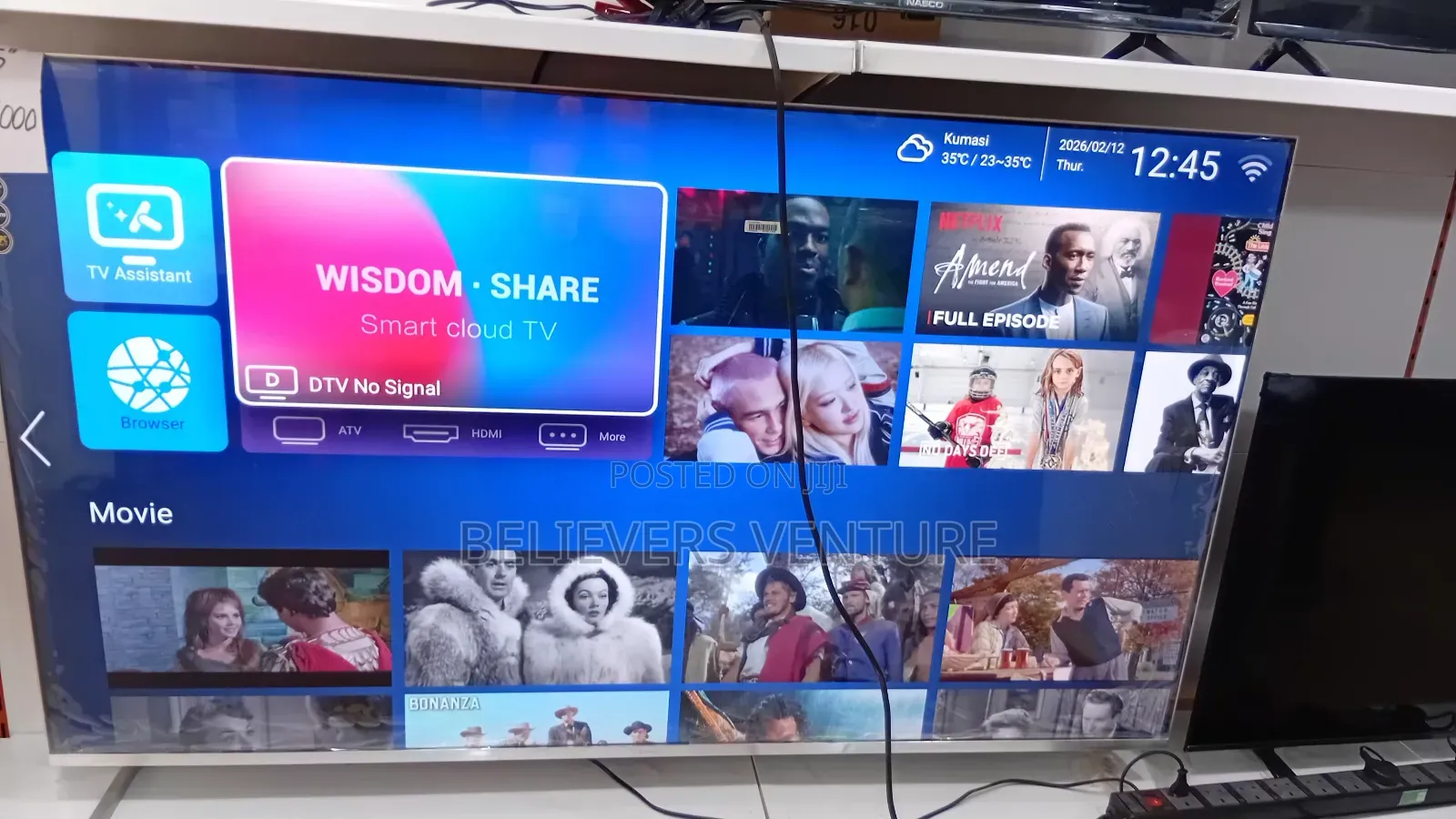Brilliant Entertainment on a 50” Qled Google Smart Tv