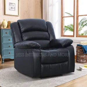 Manual Recliner Overstuffed Armchair