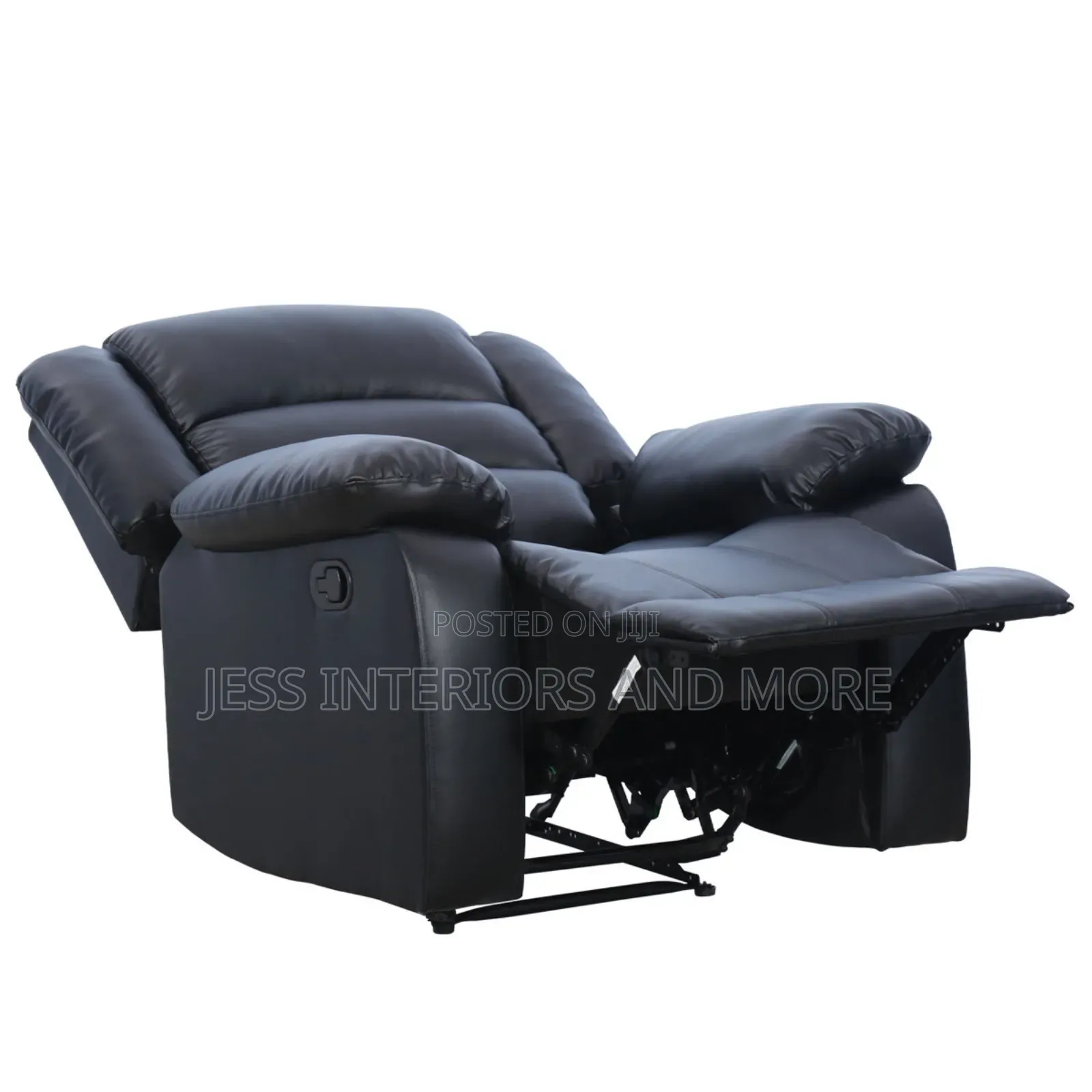 Manual Recliner Overstuffed Armchair