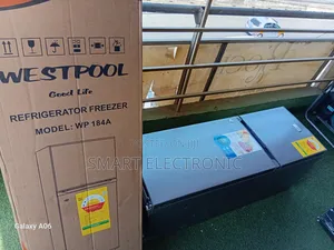 Westpool 136l Refrigerator With Toughened Glass Shelves