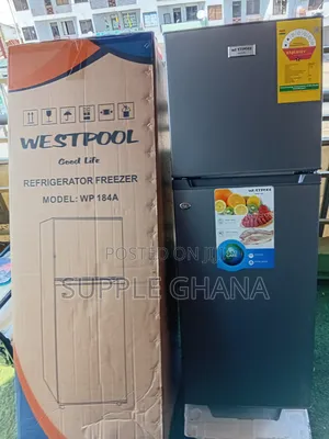 Westpool 136l Energy-Saving Fridge Freezer With Adjustable Shelves