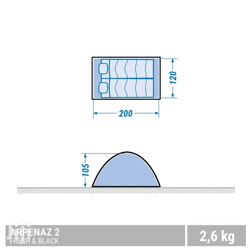 Camping Tent - 2 Person