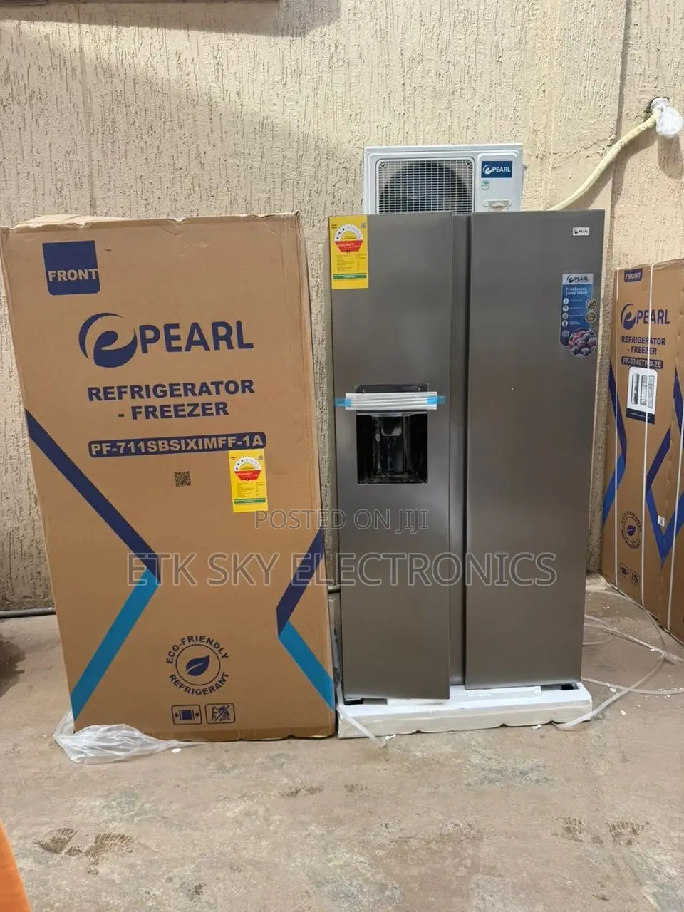 Pearl Pf-711sbsiximff-1a 513liters Digital Inverter Sidebyside Fridge