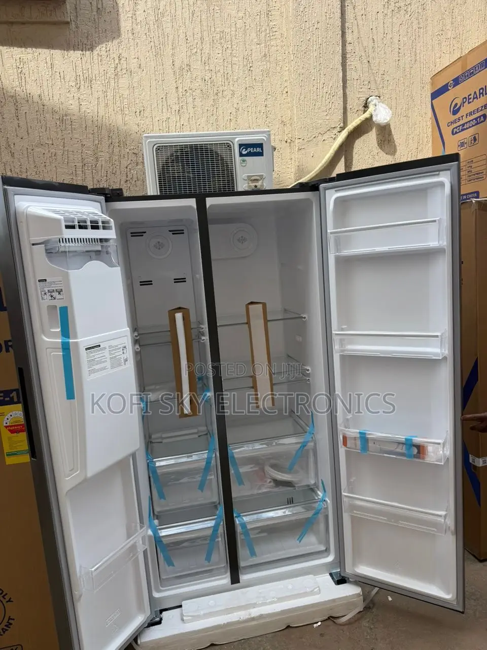 Pearl Pf-711sbsiximff-1a 513litres Digital Inverter Sidebyside Fridge