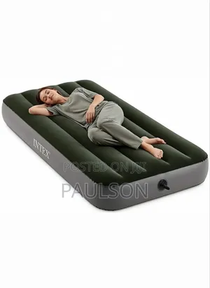 Single Size Dura-beam Inflatable Air Mattress Prestige Downy Airbed
