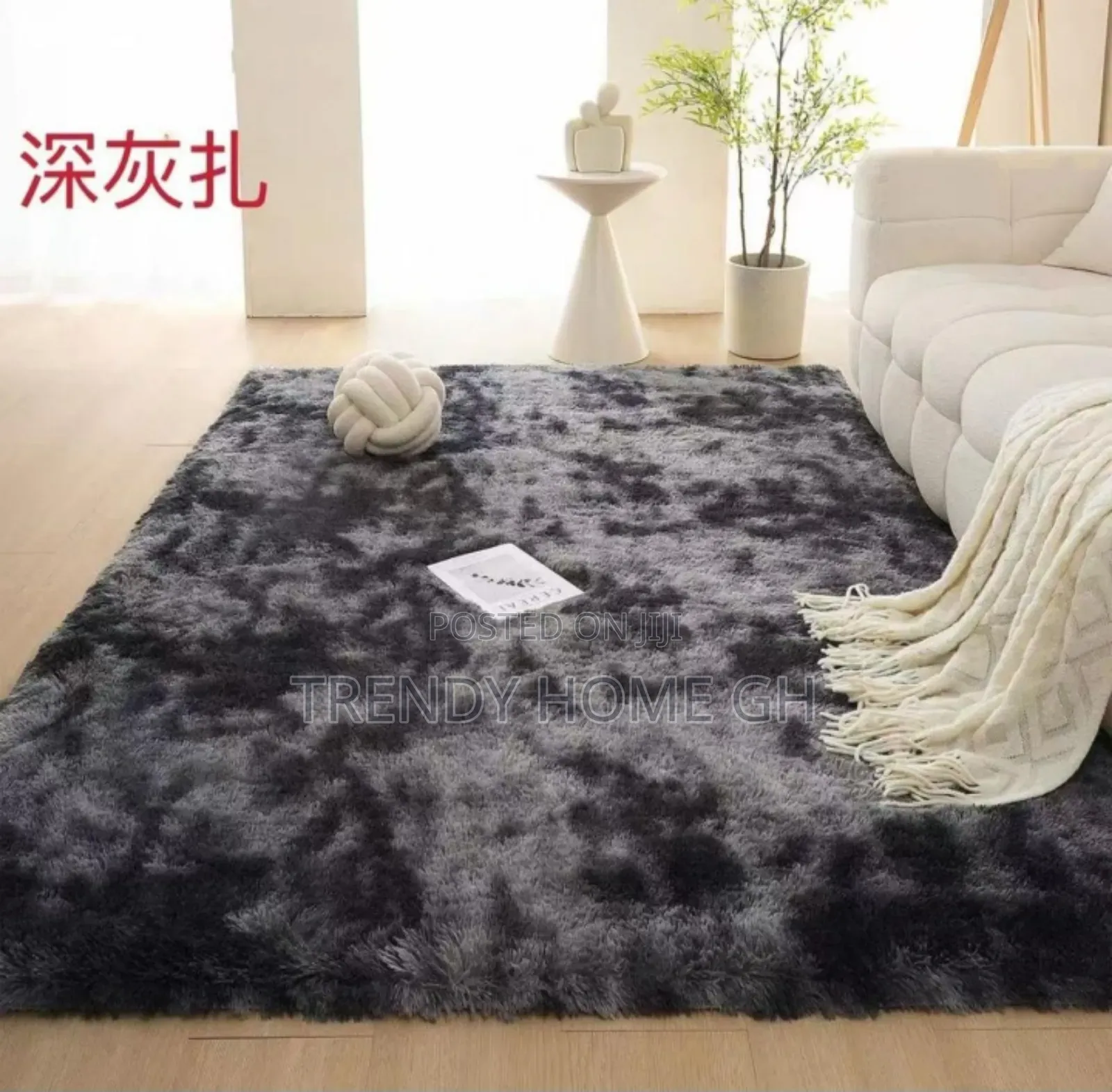 Luxury Fluffy Carpet / Soft Shaggy Rug for Bedroom Living Room